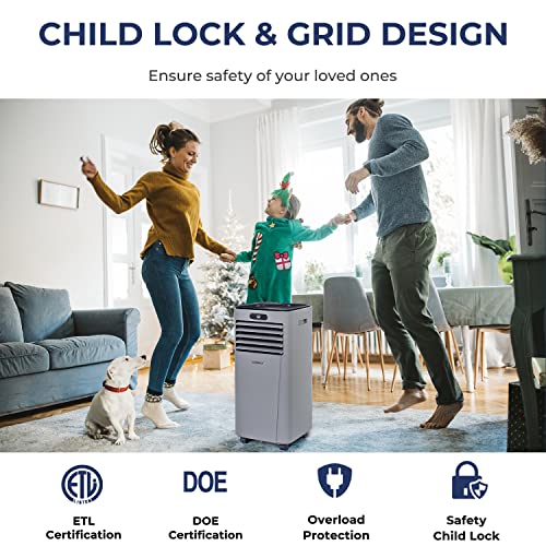 COSTWAY Portable 8000BTU Air Cooler with Drying
