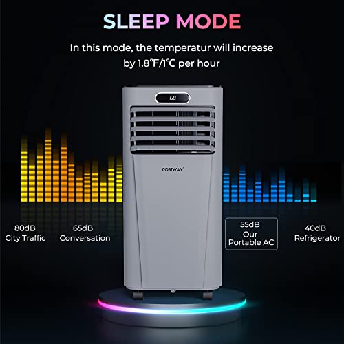 COSTWAY Portable 8000BTU Air Cooler with Drying