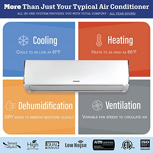 PIONEER Diamante Mini-Split Air Conditioner Inverter Heat Pump