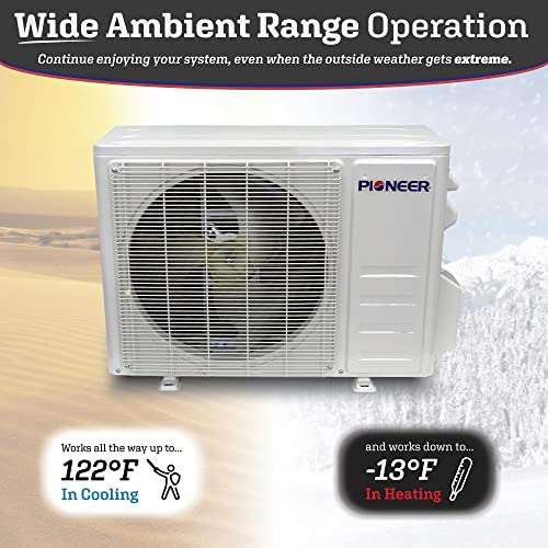 PIONEER Diamante Mini-Split Air Conditioner Inverter Heat Pump