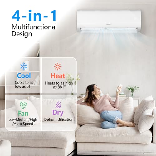 ROVSUN 9000BTU Wifi Mini Split AC/Heater 19SEER