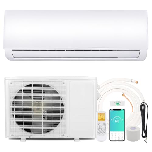 9,000 BTU Wifi Enabled Mini Split Air Conditioner