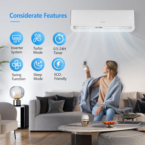 ROVSUN 11000BTU Wifi Mini Split Air Conditioner & Heater