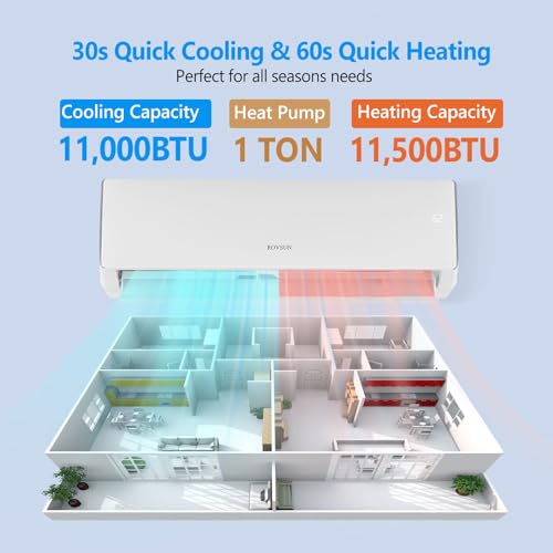 ROVSUN 11000BTU Wifi Mini Split Air Conditioner & Heater
