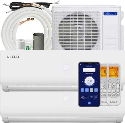 DELLA 18K BTU Dual Zone Mini Split Air Conditioner