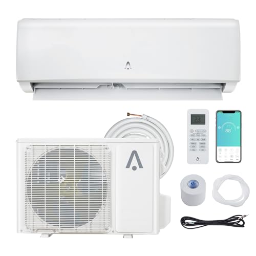 Wifi Enabled 12000BTU Mini Split AC/Heating System