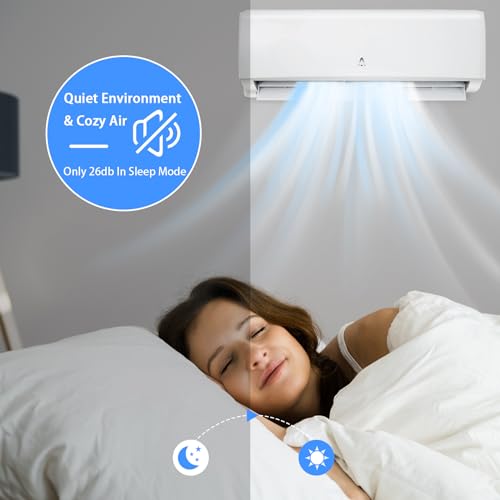 Wifi Enabled 12000BTU Mini Split AC/Heating System