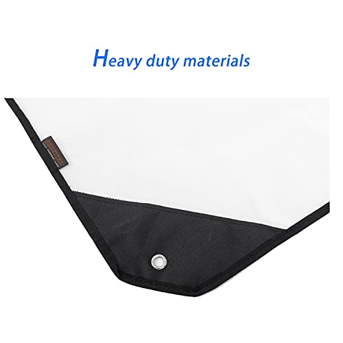 Universal Outdoor AC Mesh Cover, White, 32"x32