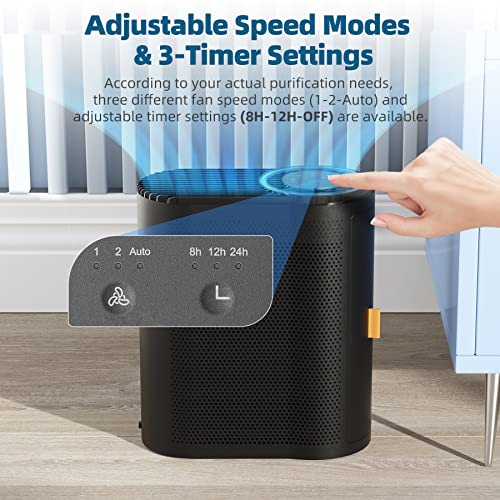 AROEVE Air Purifier for Large Rooms with Sensor Control