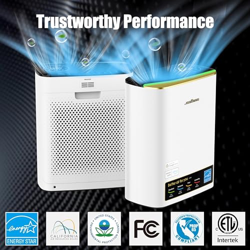 Jafända Large Room Air Purifier with True HEPA
