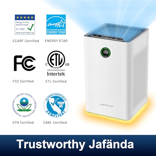 Jafända Large Room Air Purifier True HEPA 13