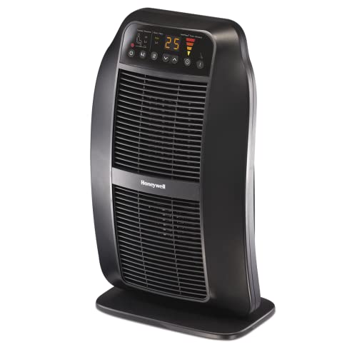 Honeywell HeatGenius Ceramic Heater - Black Digital Thermostat