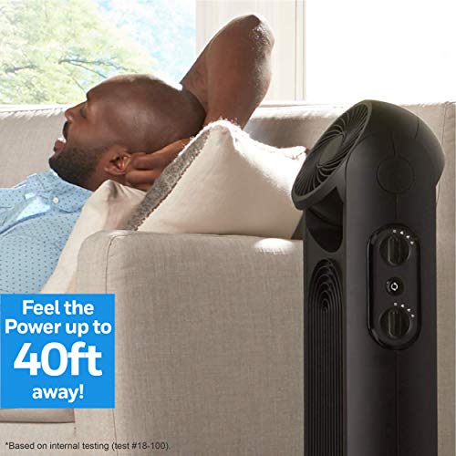 Honeywell TurboForce Tower Fan with 6 Speeds - Black
