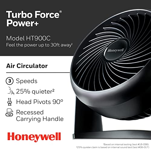 Honeywell TurboForce High-Powered Quiet Fan, 3-Speed