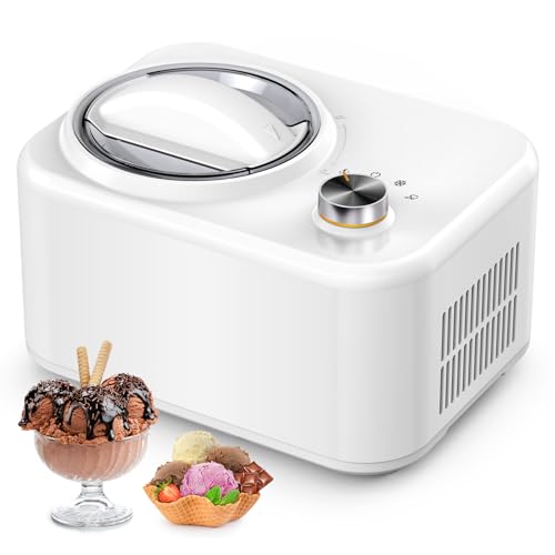 COWSAR 1 Quart Ice Cream Maker with Compressor