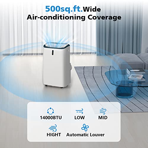 COWSAR 14000 BTU 4-IN-1 Portable Air Conditioner