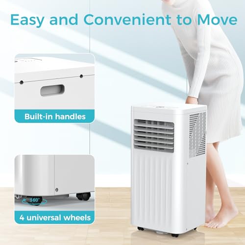 Portable 10,000 BTU Air Conditioner, Cools up to 450 sq.ft