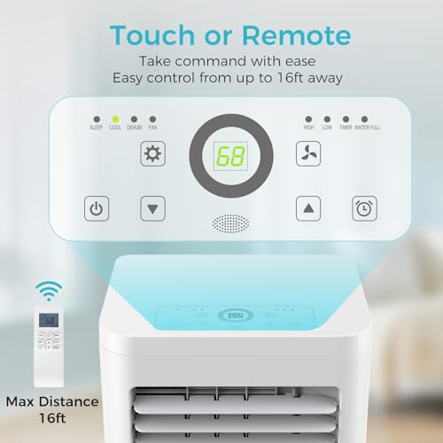 Portable 10,000 BTU Air Conditioner, Cools up to 450 sq.ft