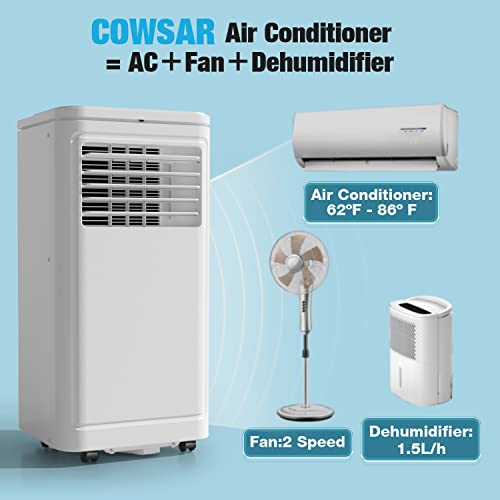 COWSAR 10000 BTU Portable Air Conditioner with Remote