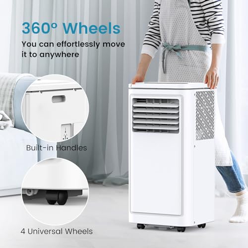 COWSAR 8000 BTU Portable Air Conditioner, 4 Modes