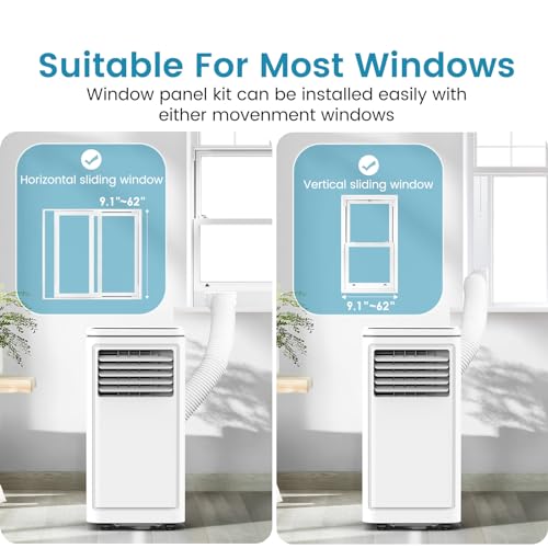 COWSAR 8000 BTU Portable Air Conditioner, 4 Modes