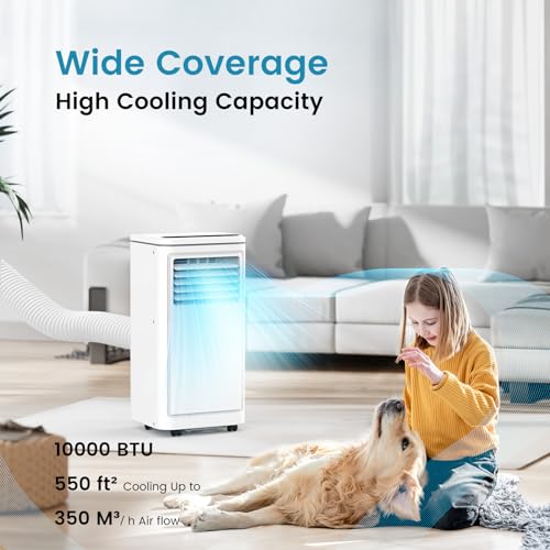 COWSAR 10000 BTU Portable Air Conditioner with Dehumidifier