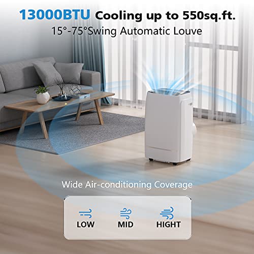 COWSAR 13000 BTU 4-IN-1 Portable Air Conditioner