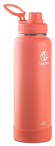 Takeya Actives 40 Oz Stainless Steel Water Bottle