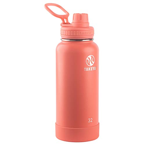 32 oz Stainless Steel Water Bottle with Spout Lid