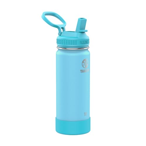 Takeya Kids Glow Stainless Steel Water Bottle, 18oz