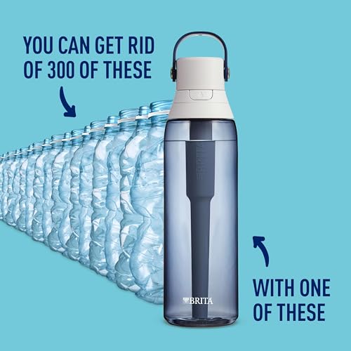 Brita BPA-Free Filtering Water Bottle, Reuseable, Night Sky