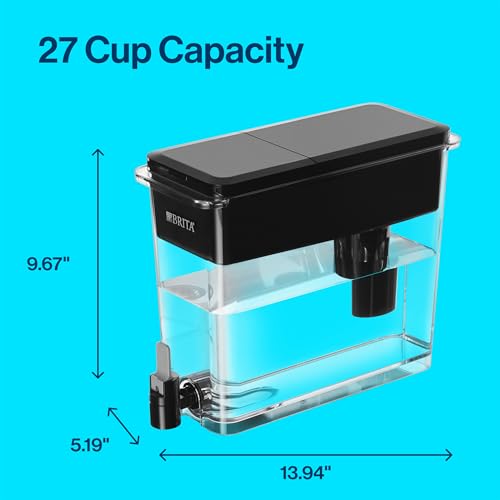Brita UltraMax Water Dispenser with Standard Filter, 27-Cup