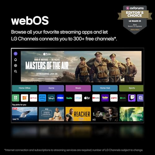 65-Inch LG OLED evo Smart TV 4K Alexa