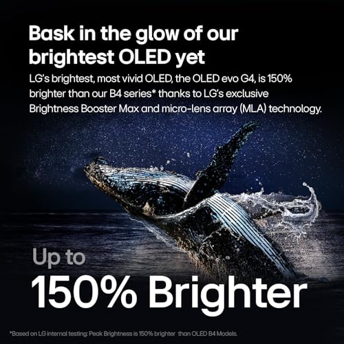 65-Inch LG OLED evo Smart TV 4K Alexa