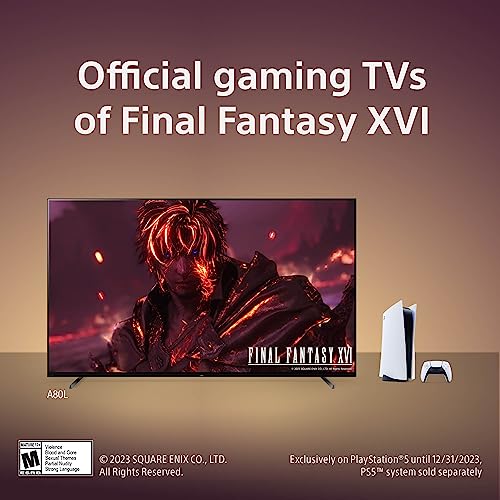 Sony 55" BRAVIA XR A80L 4K Ultra HD TV