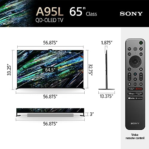 Sony BRAVIA XR A95L 65" QD-OLED 4K Smart TV
