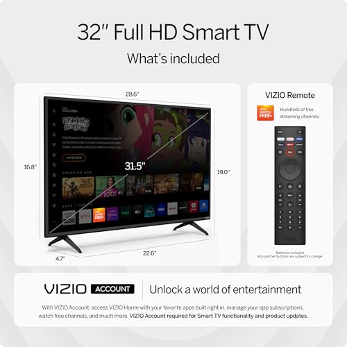 VIZIO 32-inch D-Series Smart TV with Apple AirPlay