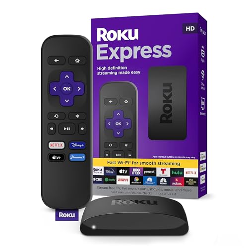 Roku Express: HD Streaming Device with Standard Remote