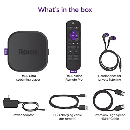 Roku Ultra 4K/HDR Streaming Device with Voice Remote