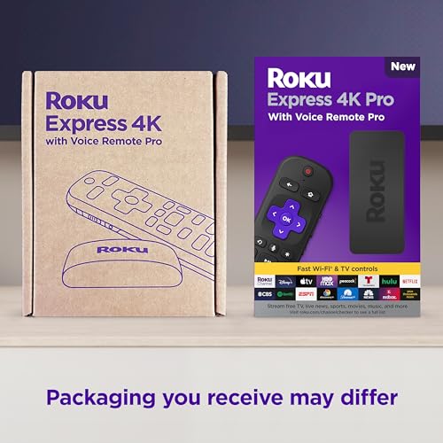 Roku Express 4K Pro Voice Remote - Streaming Device