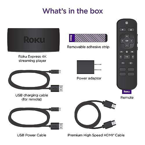 Roku Express 4K Pro Voice Remote - Streaming Device