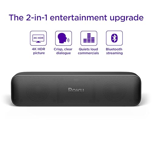 Roku Streambar SE | 2-in-1 TV Soundbar with 4K Streaming & Enhanced Speech Clarity