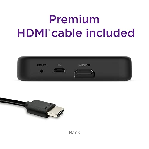 Roku Premiere HD/4K Streaming Media Player, Simple Remote