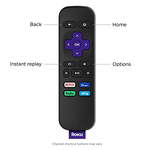 Roku Premiere HD/4K Streaming Media Player, Simple Remote