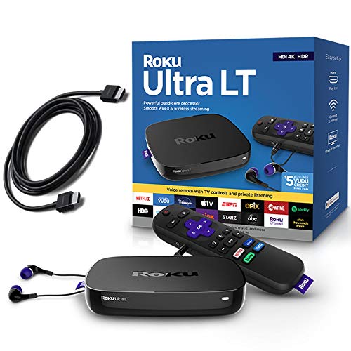 Roku Ultra LT 4K/HDR/HD Streaming Player with Voice Remote