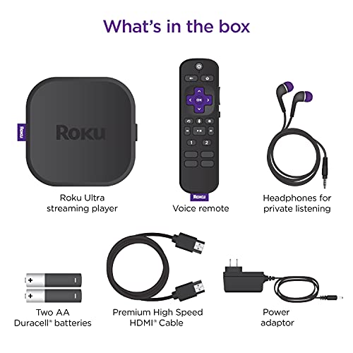 Roku Ultra | 4K Streaming Device with Dolby