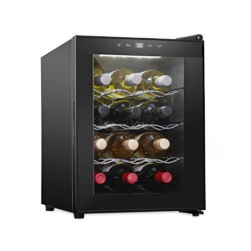 Schmécké 12 Bottle Thermoelectric Wine Cooler - Smoked Glass