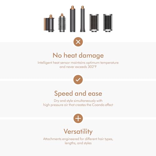Dyson Airwrap™ Multi-Styler Complete: Long, Nickel/Copper