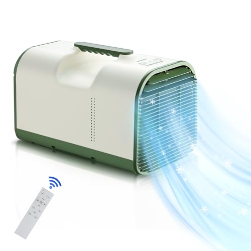 JINJUNYE Portable Air Conditioner - 4095BTU, Indoor/Outdoor, 4-in-1