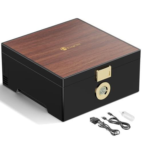 Electric Cigar Humidor Box with Constant Temperature & Humidity